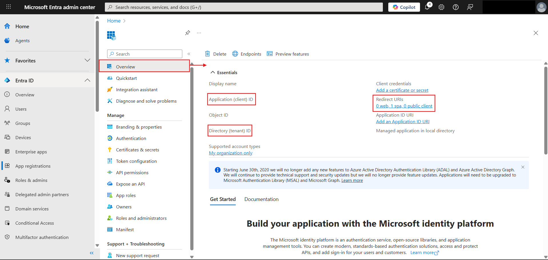 OneDrive Setup - Overview page