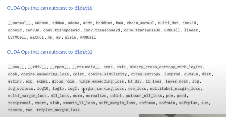 autocast limitation